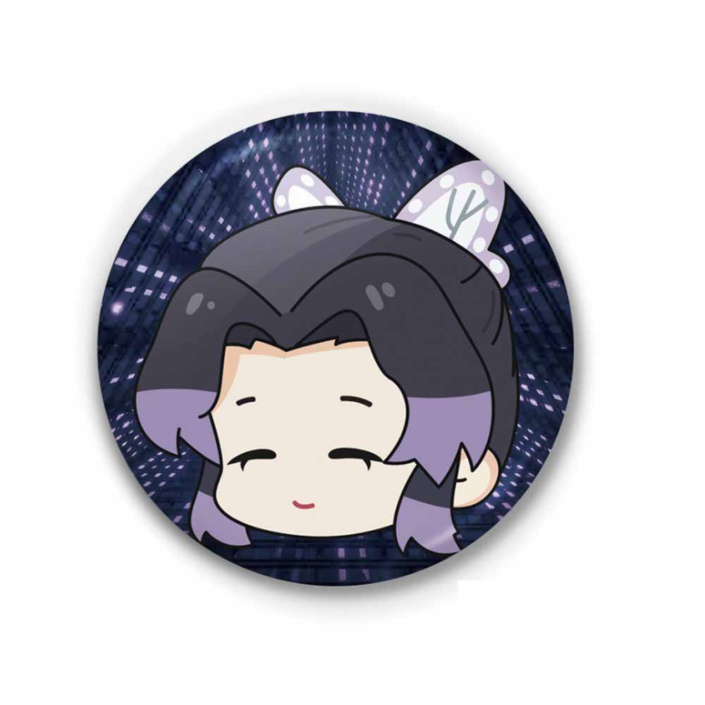 (Nhiều mẫu)Huy hiệu cài áo in hình Kimetsu no Yaiba - Thanh Gươm Diệt Quỷ anime chibi xinh xắn dễ thương m02