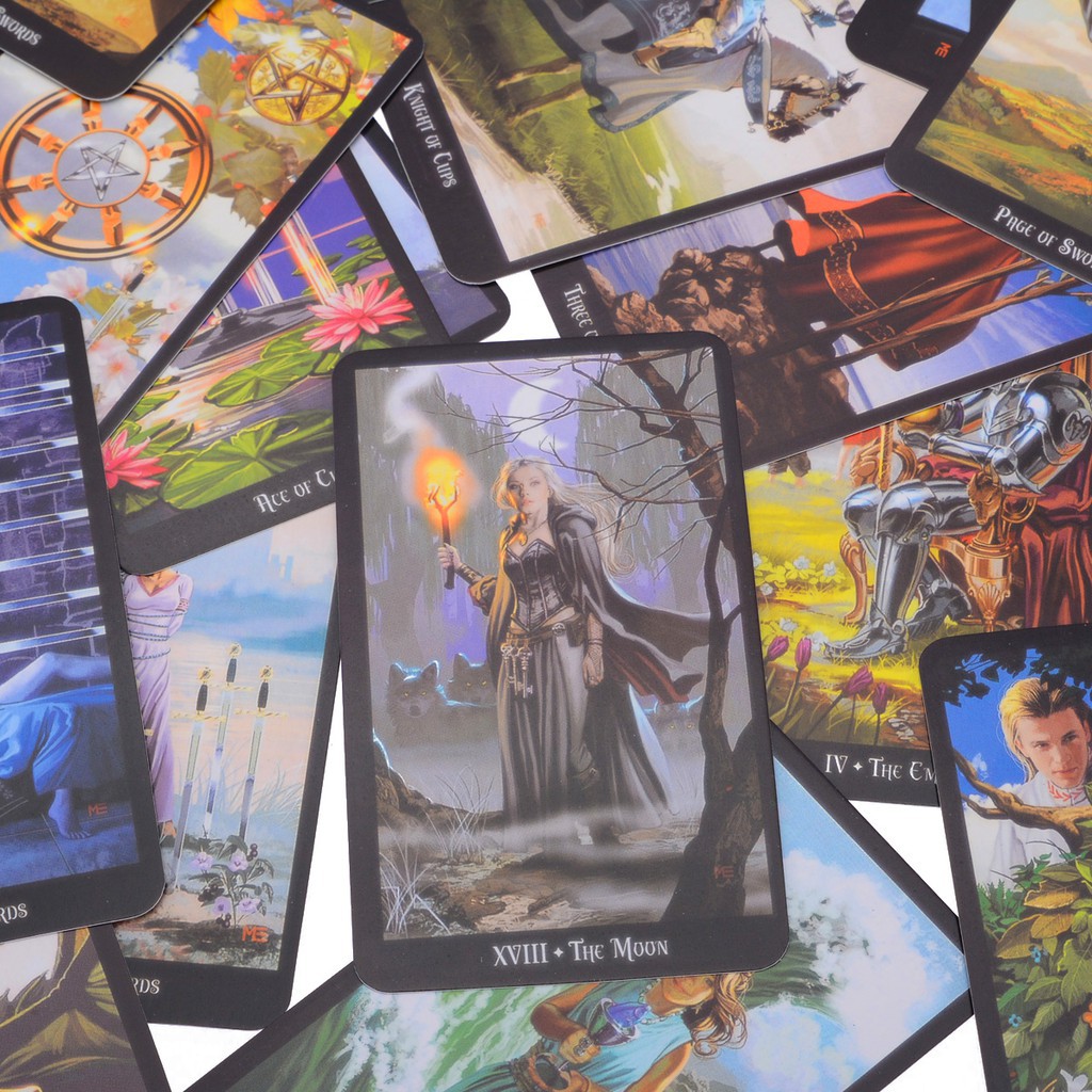 Bộ bài Witches Tarot T26 +Tặng File Hướng Dẫn và Khăn NoBrand