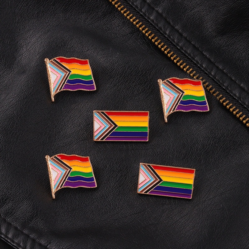 Ghim Cài Áo Hình Cầu Vồng Gay Lesbian Dành Cho Nam Nữ