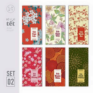 Lì xì tết ( 1 bộ  6 chiếc )