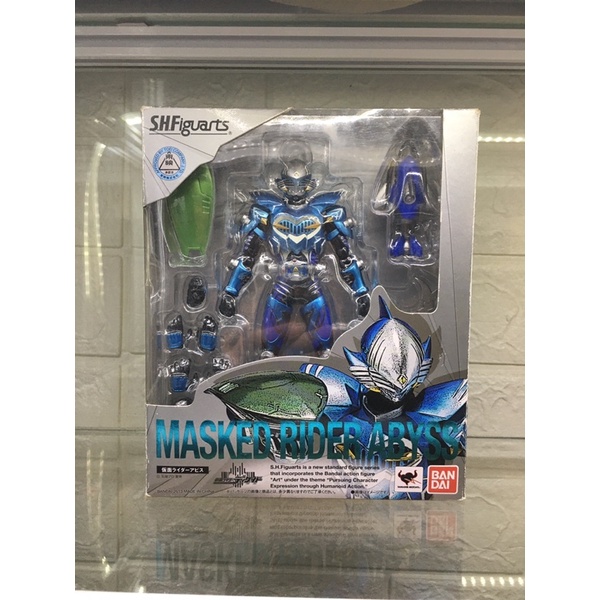 (HẾT HÀNG) MÔ HÌNH CHÍNH HÃNG SHF KAMEN RIDER ABYSS 2ND BOX ĐẸP CARD CHƯA XÉ FULL ĐẾ BIỂU TƯỢNG