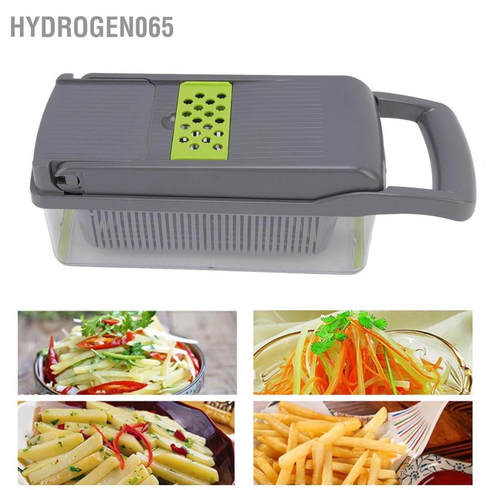 Hydrogen065 Máy cắt rau củ quả đa chức năng với tách lòng trắng trứng 6 lưỡi xay tỏi Viên nén thực phẩm công suất lớn