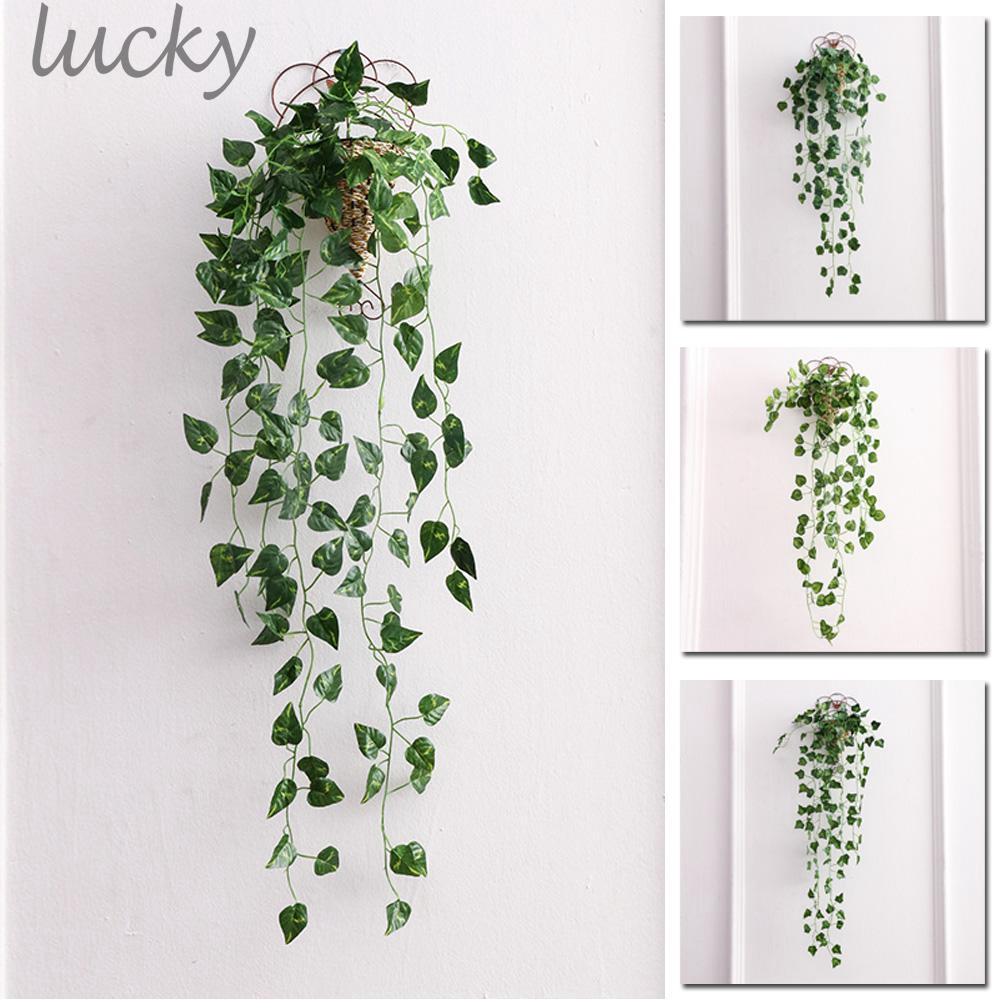 Cây nhựa giả 9 cành 90cm treo tường trang trí