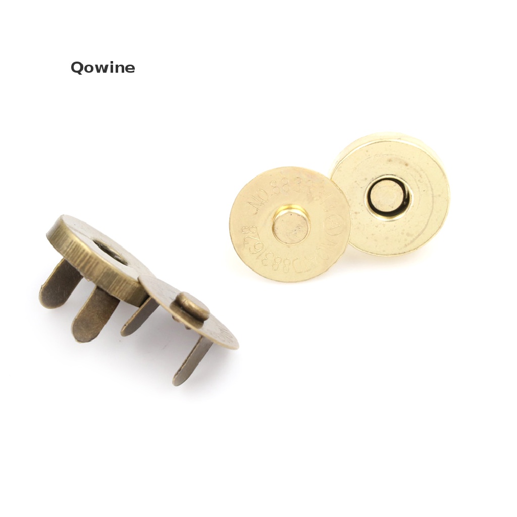 Bộ 10 nút gài khóa nam châm kích thước 14mm tiện dụng dành cho túi xách