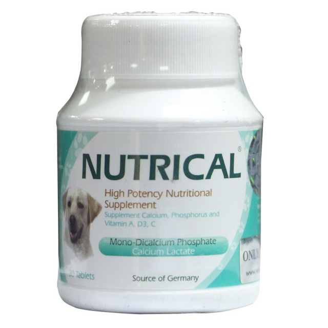 NutriCal - Viên Bổ Sung Khoáng - Vitamin - Canxi Cho Chó, Mèo Giúp Xương Khoẻ, Ăn Ngon Miệng