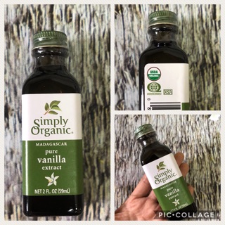 CHIẾT XUẤT VANI HỮU CƠ SIMPLY ORGANIC (59ml) - Organic Vanilla Extract
