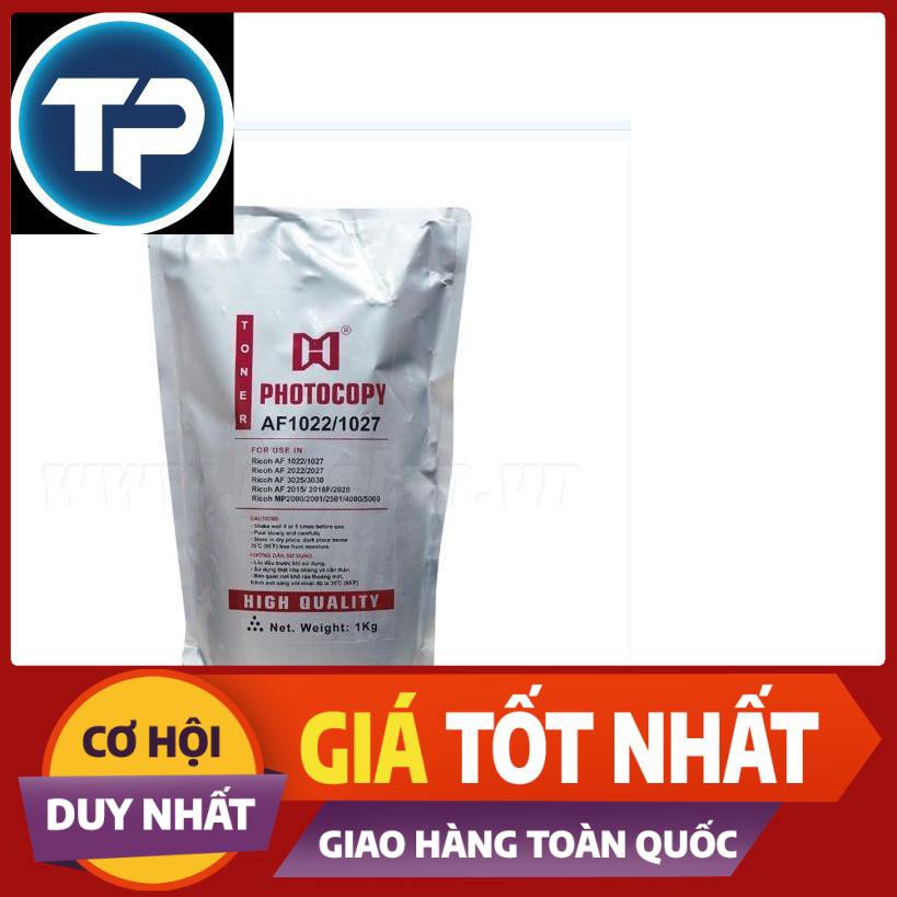 Mực gói photo 1kg dùng cho Ricoh Aficio 1022/1027/ MP3053/3353/Mp 301sp/2501s - Siêu tốt, siêu rẻ