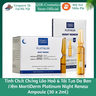 Tinh Chất Chống Lão Hoá & Tái Tạo Da Ban Đêm MartiDerm Platinum Night Renew Ampoule
