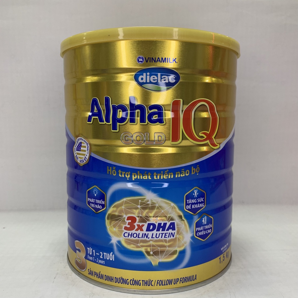 Sữa bột Dielac Alpha IQ Gold 3 1.5kg