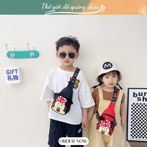Túi xách đeo chéo dành cho bé, túi MICKEY đeo ngực siêu cute - Hàng Quảng Châu Cao Cấp (T04)