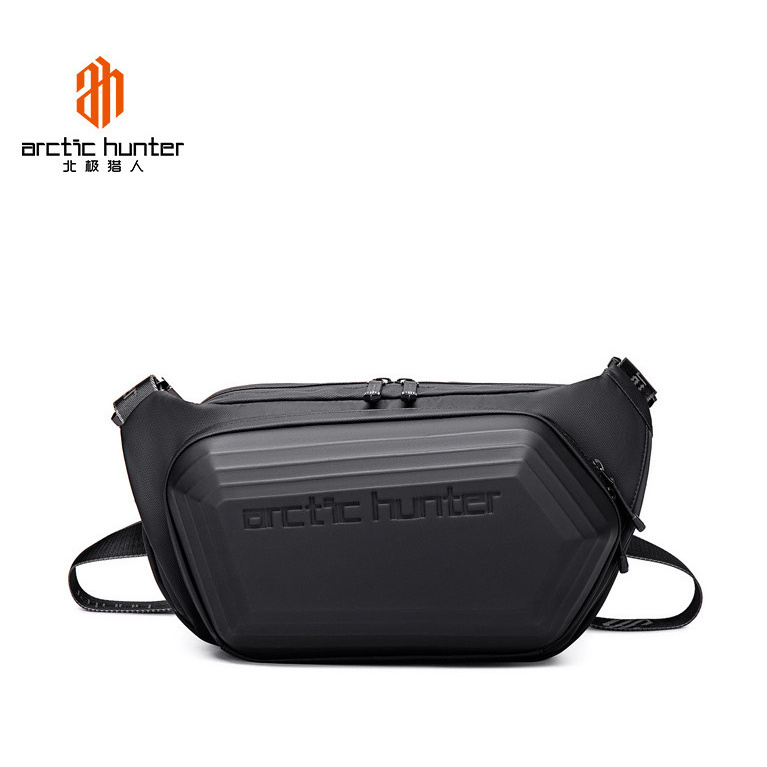 ARCTIC HUNTER New Chest Bag Men's Casual Sling bag Business Handbag Waterproof Shoulder Bag Large Capacity Messenger Bag