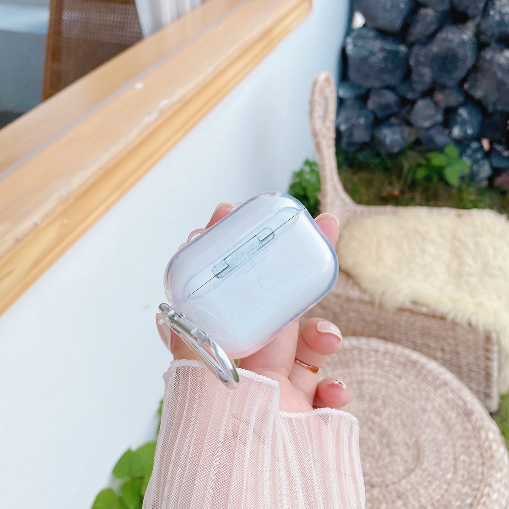 Vỏ Bảo Vệ Hộp Sạc Tai Nghe bluetooth Không Dây Airpods Pro 3 / 1 / 2 / 3 Bằng Silicon Mềm Trong Suốt Hình Hello kitty Dễ