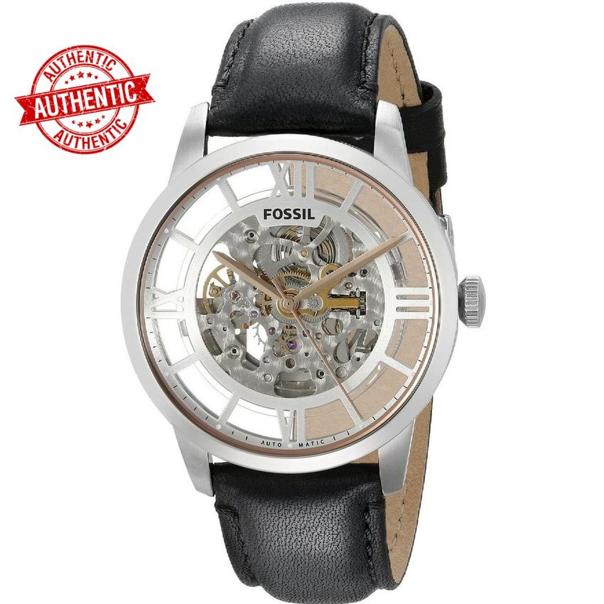 Đồng Hồ Nam Fossil ME3041 Automatic Lộ Cơ 44mm Dây Da Authentic