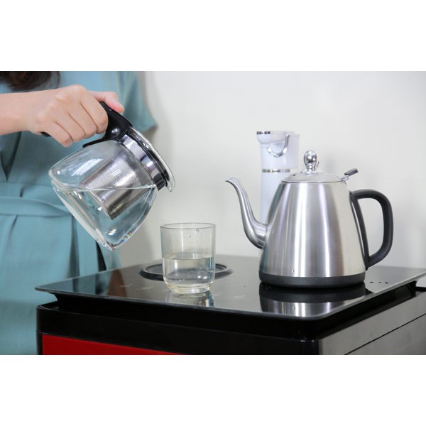 Cây nước nóng lạnh kết hợp bàn pha trà, cafe FujiE WD3000C