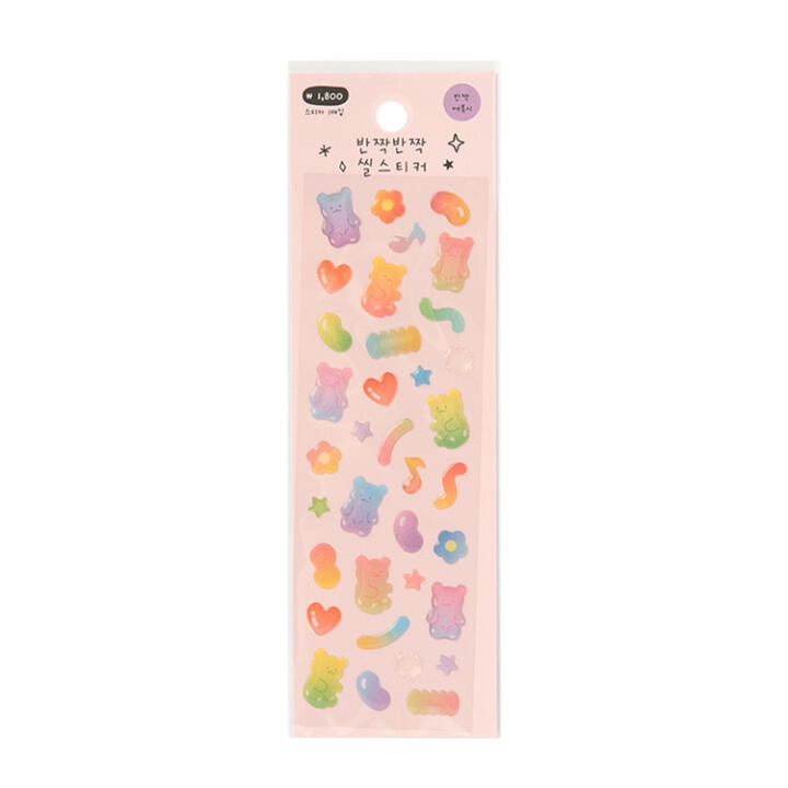 Sticker Dán Nổi ARTBOX Hàn Quốc Hình Gấu Gummy Và Jelly Xinh Xắn