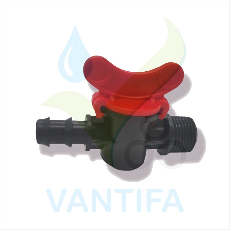 Van khởi thủy ống LDPE 25mm - Van khóa ống tưới LDPE 25mm