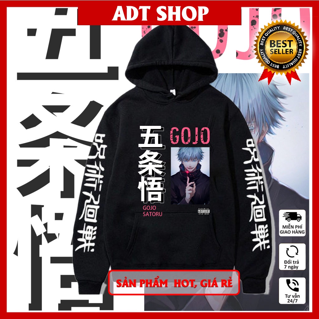 Áo Hoodie Jujitsu Kaisen Sukuna Satoru Gojo Itadoria manga độc đẹp giá rẻ