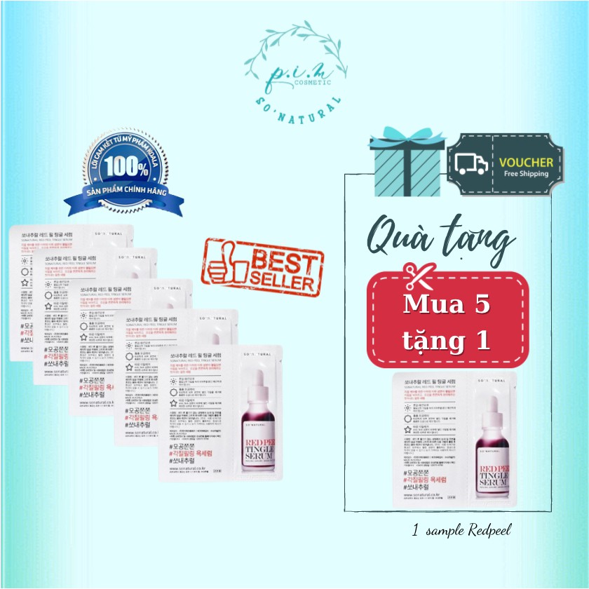 ( HOT ) SAMPLE Tinh chất dưỡng da REDPEEL SONATURAL