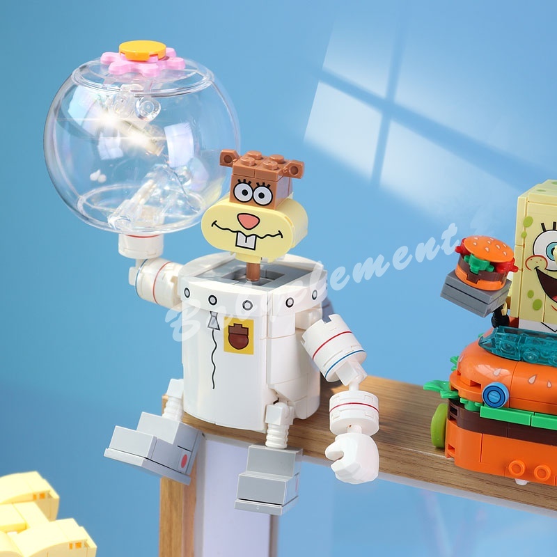 Hộp Đựng Bút Hình Vuông In Hoạt Hình Spongebob Độc Đáo DIY