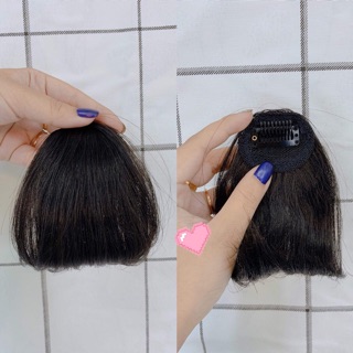 Tóc giả mái ngang dày