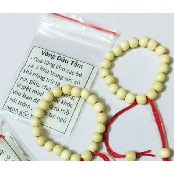 Vòng dâu tằm cho bé yêu - giúp bé ngủ ngon - an tâm cho mẹ