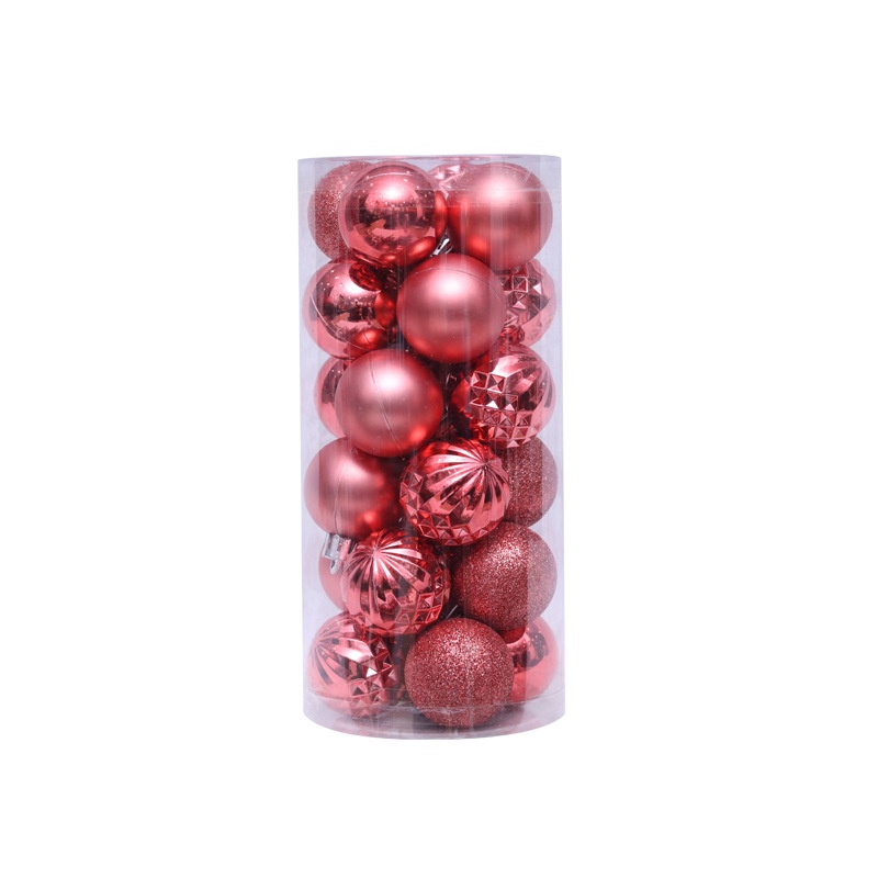 Set 4 / 24 Trái Châu Trang Trí Cây Thông Giáng Sinh