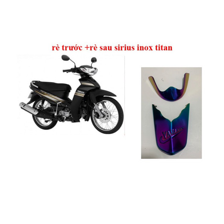 BỌC MÕM ĐUÔI TITAN SIRIUS ( BẢO VỆ DÈ TRƯỚC SAU –GIÁ 1 BỘ)