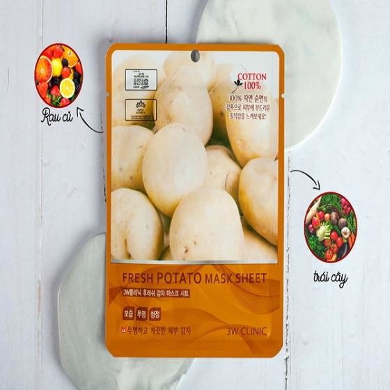 Mặt nạ khoai tây 3W Clinic Fresh Potato Mask Sheet