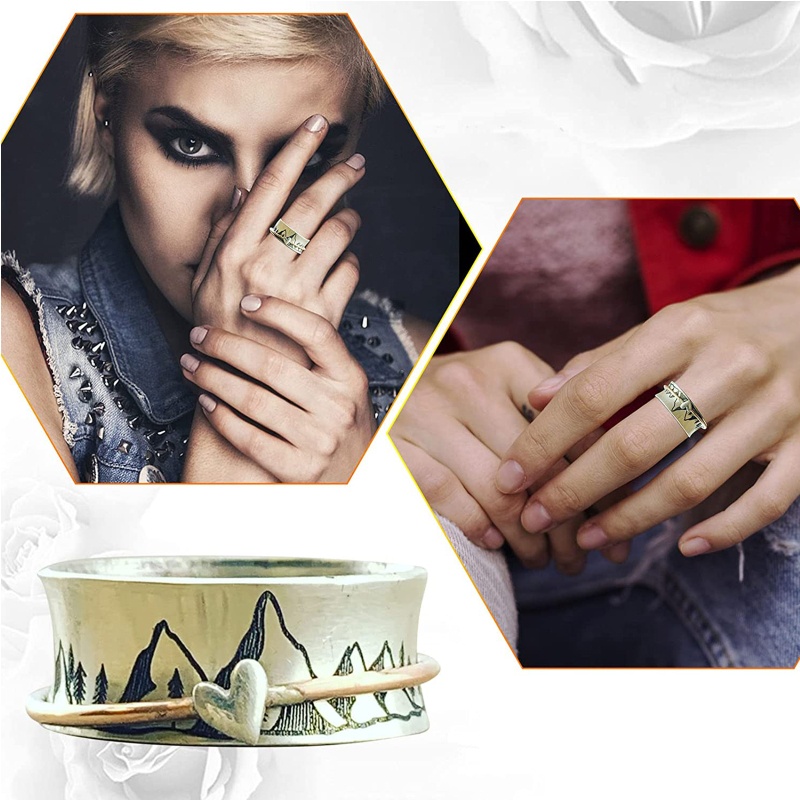 Vòng Nhẫn Gắn Bánh Xe Leo Núi Giúp Giảm Căng Thẳng