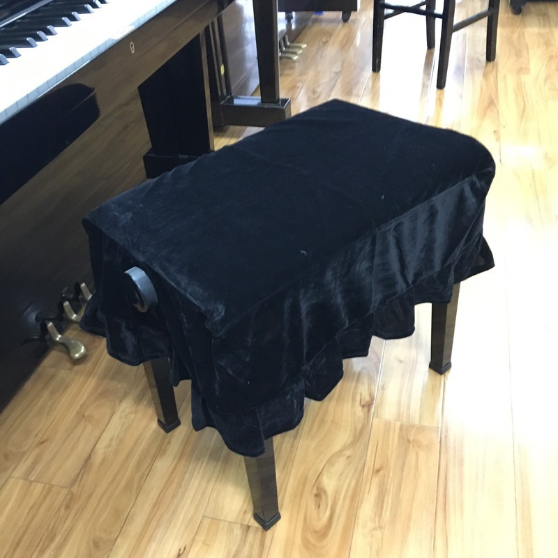 Khăn Phủ Ghế Đàn Piano Nhung Đỏ ( Dùng cho đàn Piano cơ, Piano điện, ghế đàn Organ