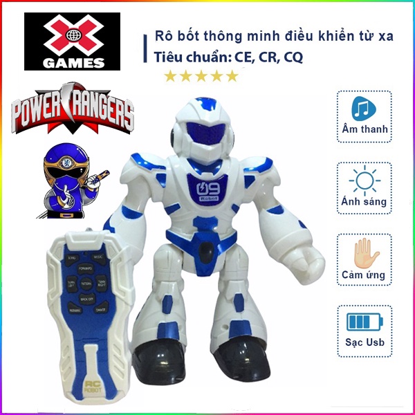 ⚡️FREESHIP⚡️Rô bốt thông minh trẻ em cho bé điều khiển từ xa thế hệ mới Q9 Biết Hát, Nhảy, Phát Nhạc, Xoay 360 Độ