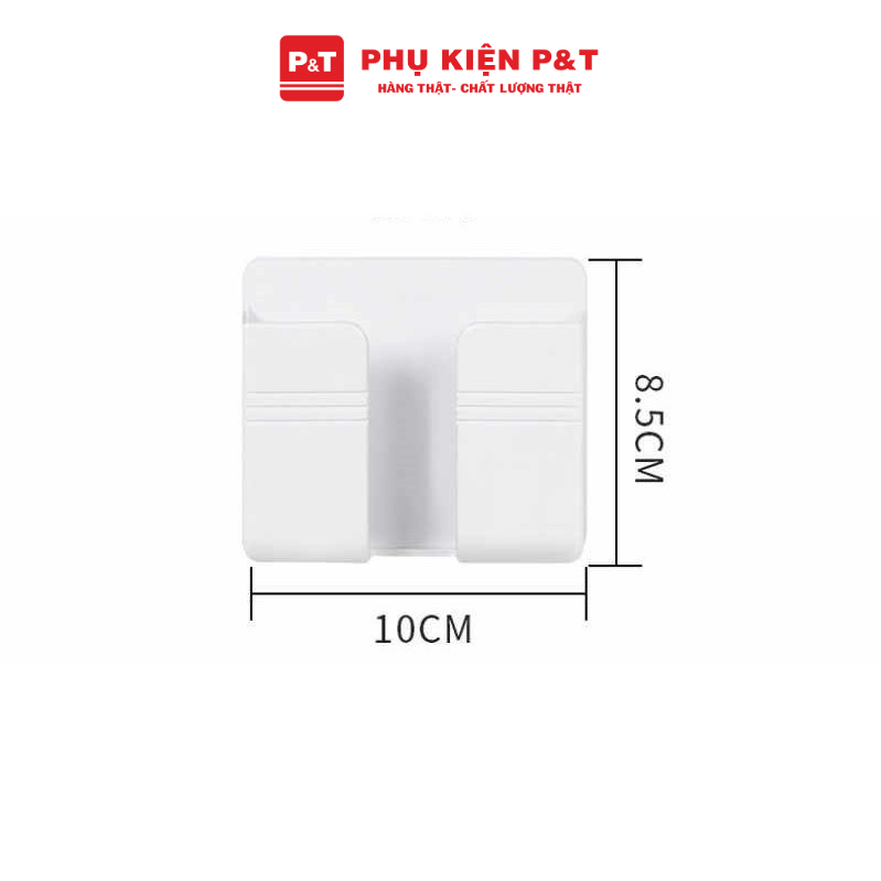 Kệ Dán Tường Để Remote, Đồ Dùng/ Giá Đỡ Sạc Điện Thoại - Phụ Kiện P&T
