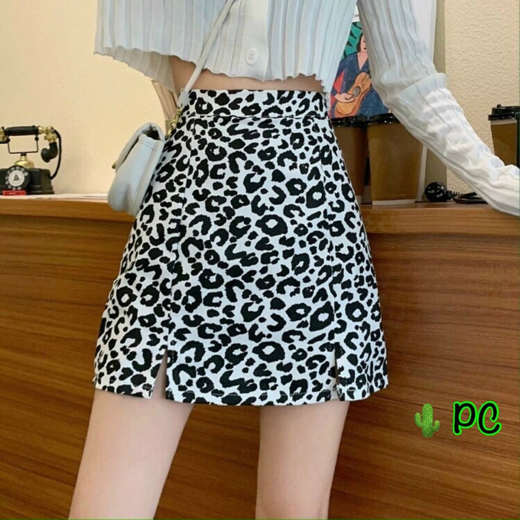 [ KÈM VIDEO]CHÂN VÁY CHỮ A XẺ ĐÙI DA BEO ULZZANG SIÊU CHẤT | BigBuy360 - bigbuy360.vn