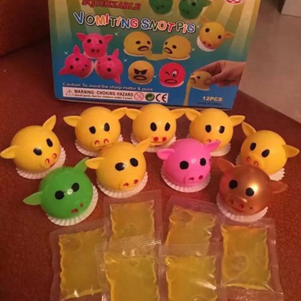 HEO BIẾN THÁI TRỨNG BIẾN THÁI GUDETAMA hút nhả slime kèm gói slam
