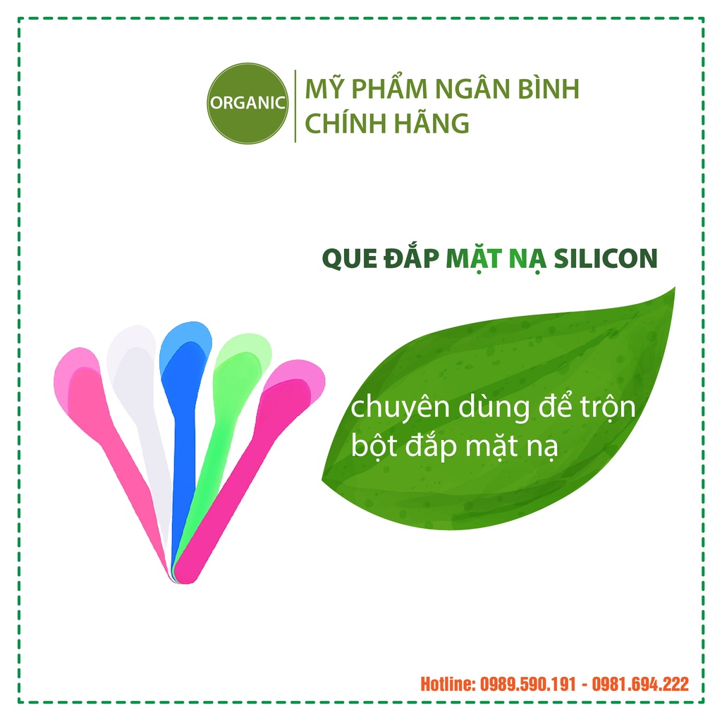 Combo 50 Que trộn đắp mặt nạ chuyên dụng