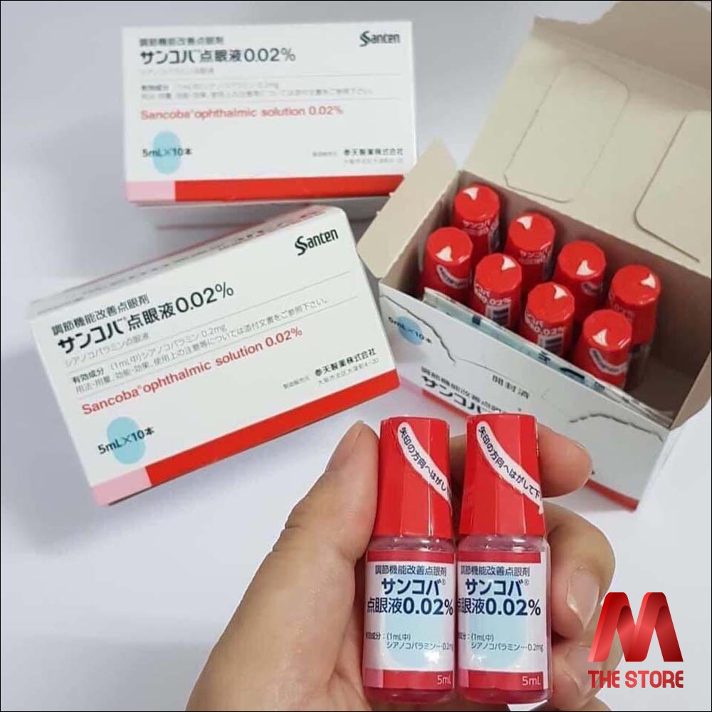 Dung dịch nhỏ mắt Sancoba Nhật Bản 5ml