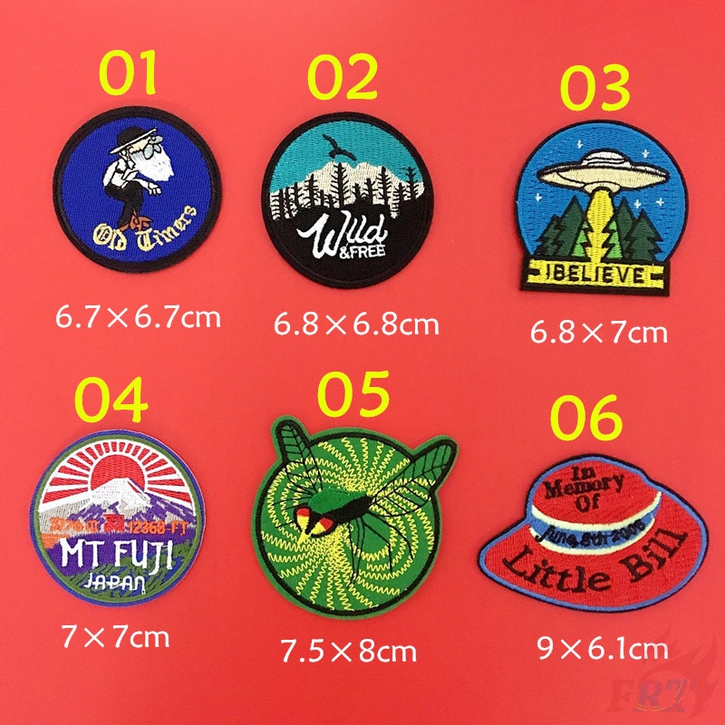 ☸ VSCO ：Wild Free / Travelling Patch ☸ 1Pc Diy Sew on Iron on Patch