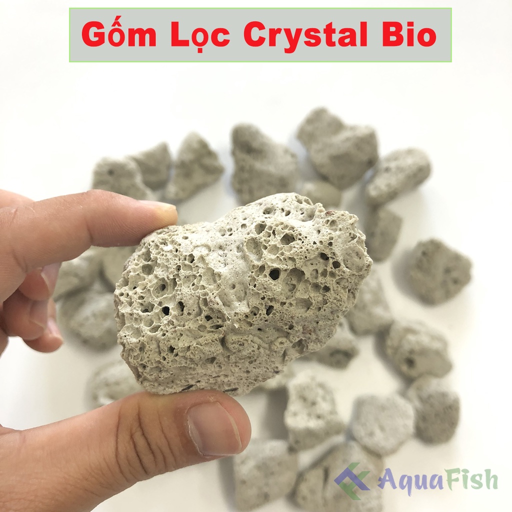 Gốm Lọc Crystal Bio 500g - Vật Liệu Lọc Cao Cấp Tạo Vi Sinh Cho Hồ Cá Koi