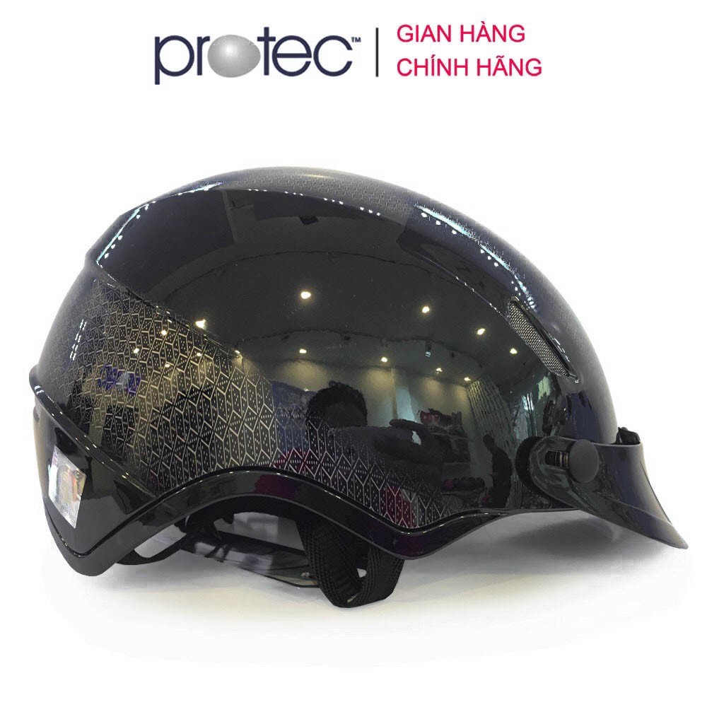 Mũ bảo hiểm đi xe máy Protec SIÊU NHẸ chỉ 350gram