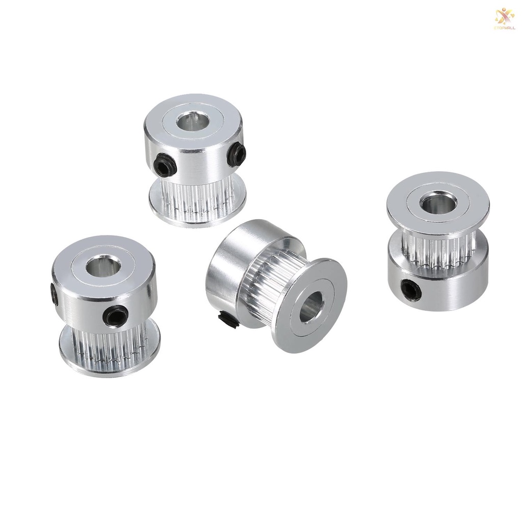 Bánh Xe Ròng Rọc 20 Răng 5mm 16mm 2gt Bằng Nhôm Cho Máy In 3d