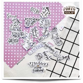 💗 Set 40 sticker 𝐁𝐞𝐬𝐭 𝐖𝐢𝐬𝐡𝐞𝐬 - Happy anniversary (cắt sẵn) trang trí sổ tay