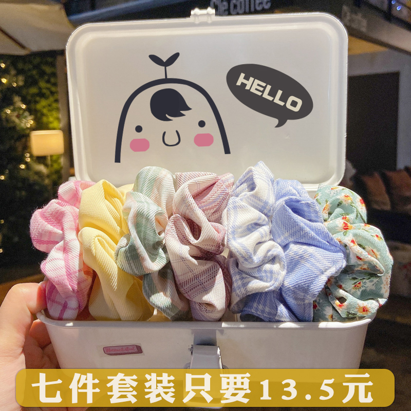 Dây Buộc Tóc Nữ Hình Bánh Donut Dễ Thương