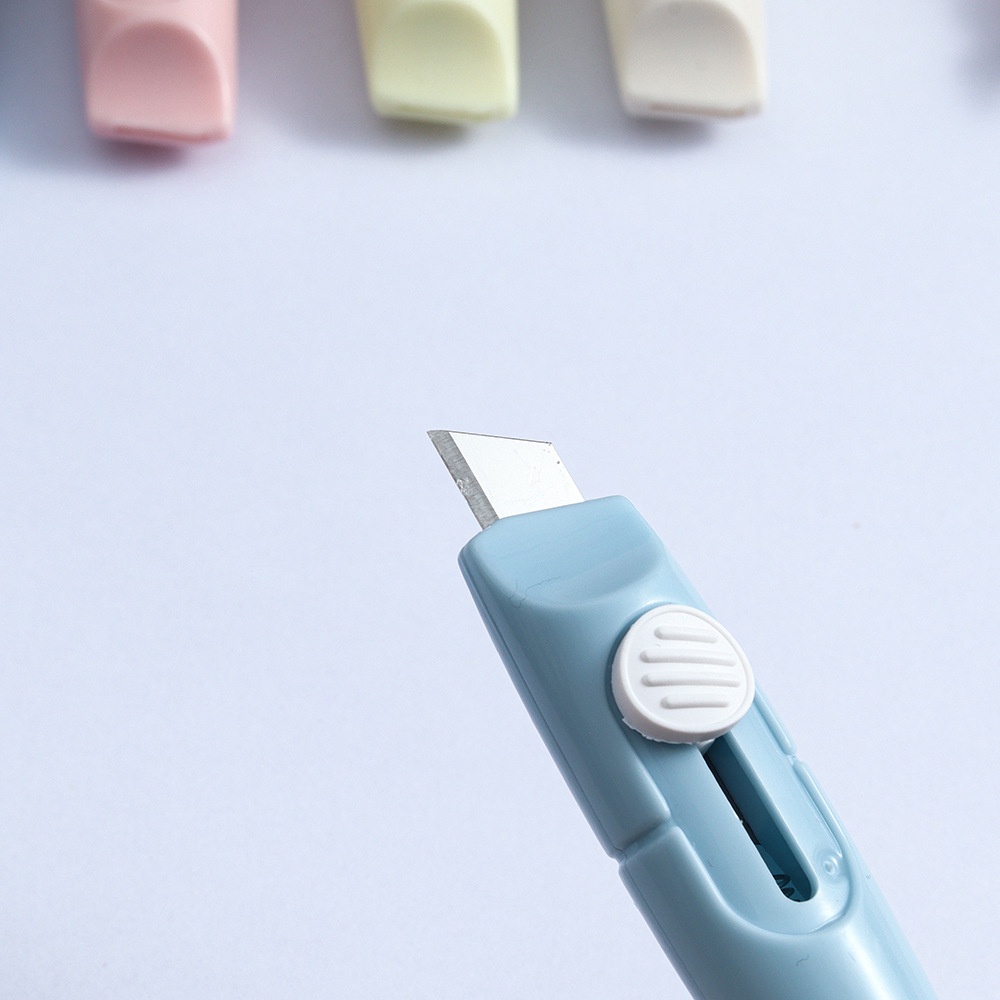 Dao tiện ích trong đơn giản sáng tạo còi tiện ích dao tiện ích có thể rút lại cầm tay lưỡi mini cô gái dễ thương phá hủy trái tim dao nhanh