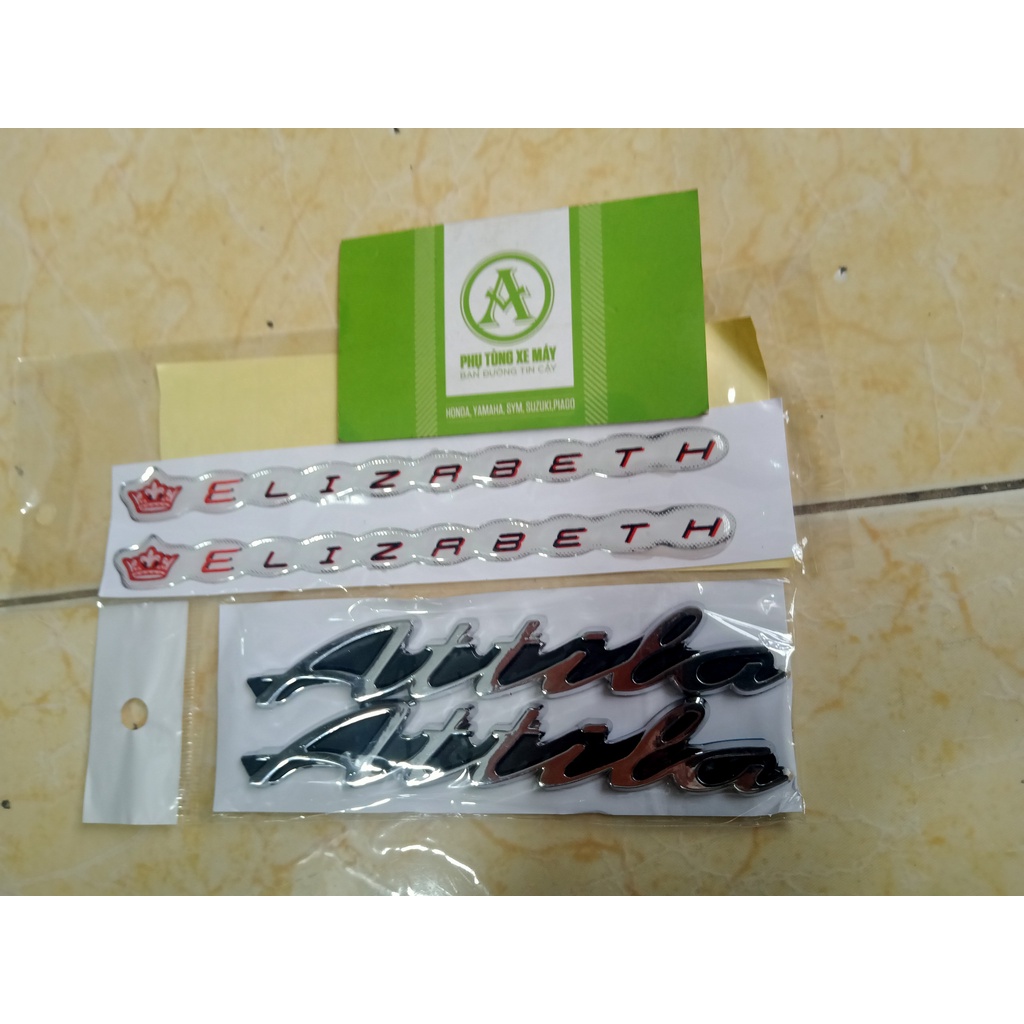 Bộ tem attila Elizabeth