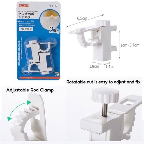 Set 2 giá đỡ gắn tường đa năng có thể điều chỉnh