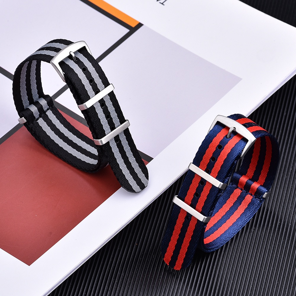 Dây Đeo Nylon Chất Lượng Cao 20mm 22mm Cho Đồng Hồ  NATO Straps