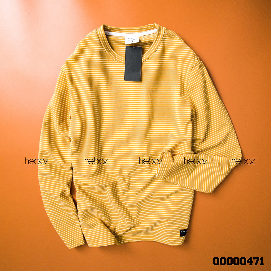 Áo dài tay Heboz sọc nhỏ 4M - sọc co dãn thoải mái , 4 màu - 00000471 | BigBuy360 - bigbuy360.vn