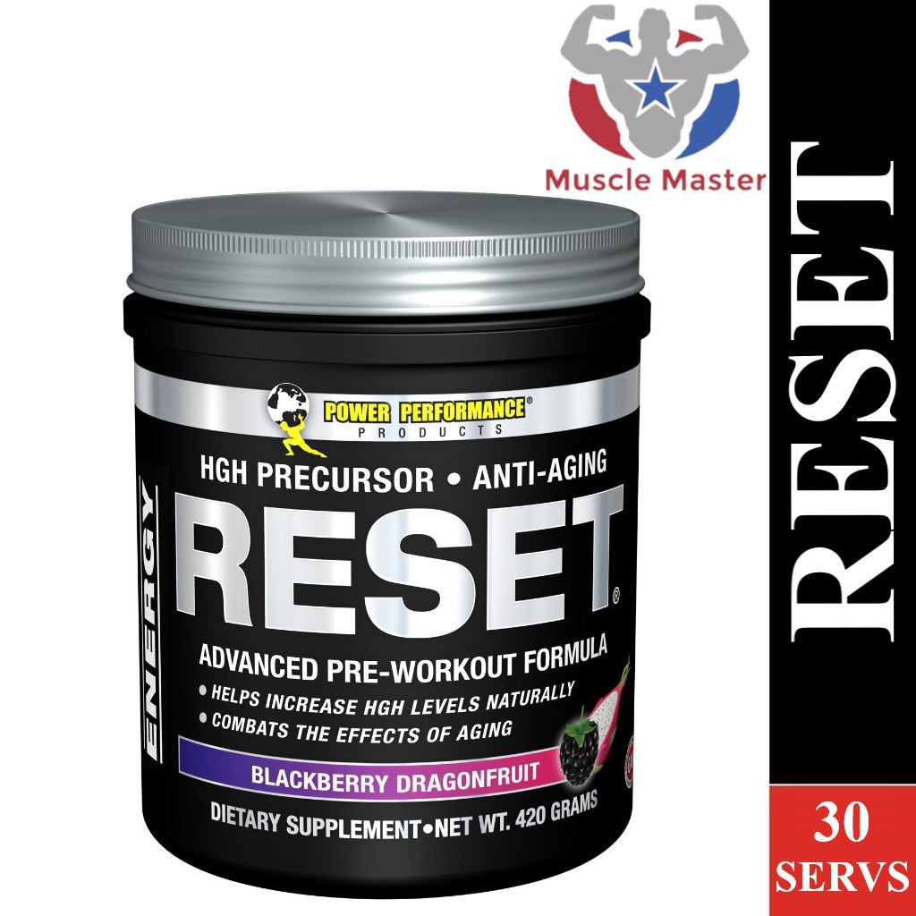 Thực Phẩm Tăng HGH và Chống Lão Hóa Pre Workout Reset 30 Lần Dùng