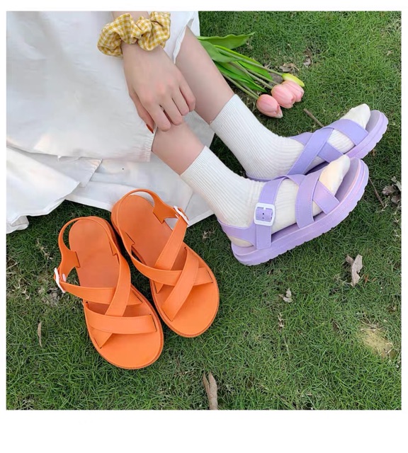 Dép cao su quai chéo ❤️