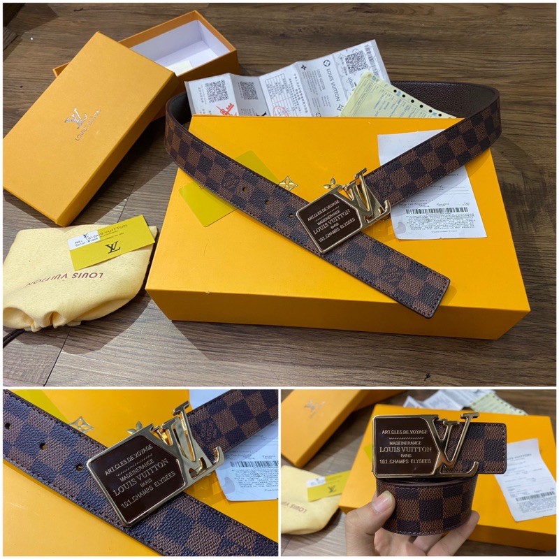 Thắt lưng da nam , dây nịt lưng nam mặt kim loại bền đẹp